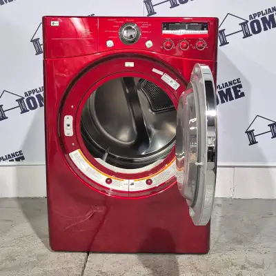 Red LG Dryer, View more