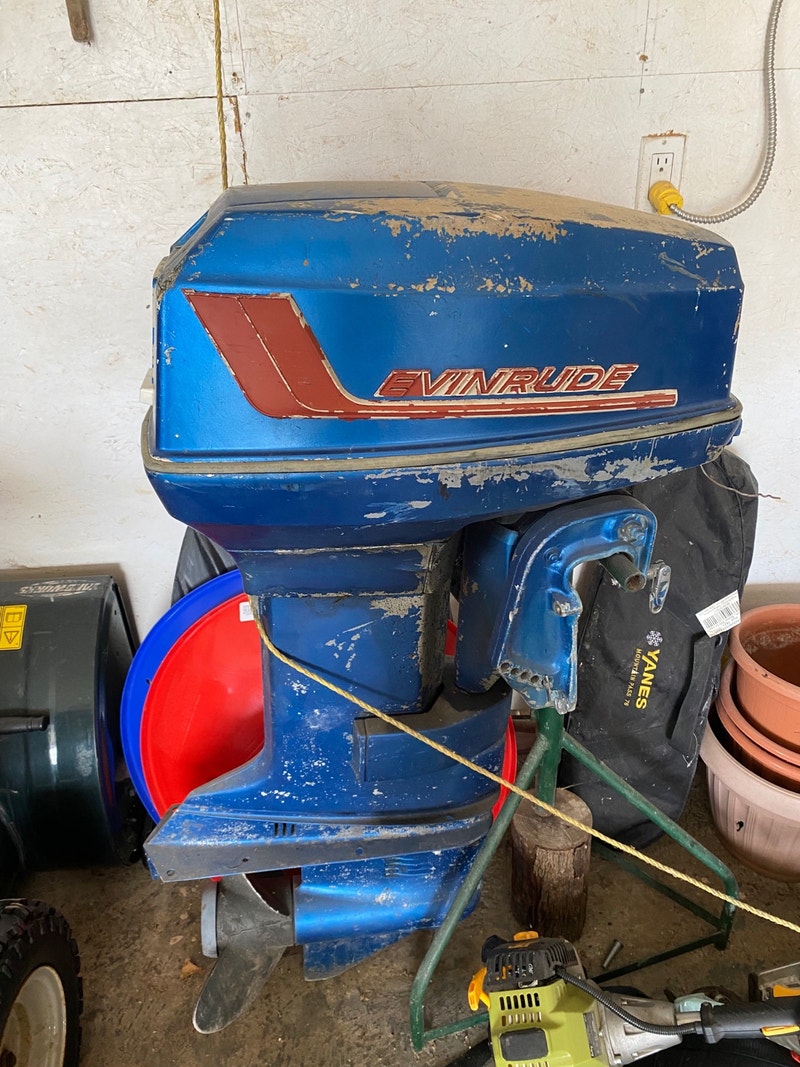 1972 Evinrude 50hp outboard motor Powerboats & Motorboats Cornwall