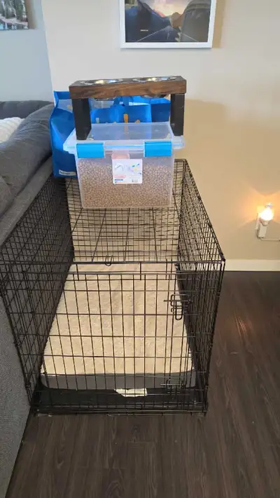 XL dog kennel brand new & brand new bed, View more