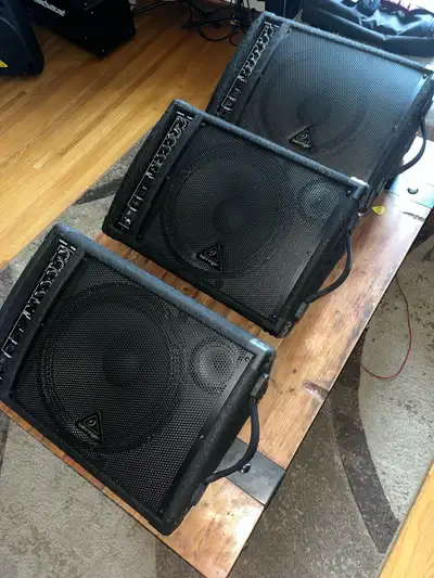 12” Behringer Wedge Monitors, View more