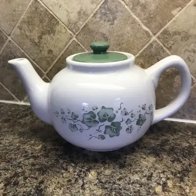 English Ivy Ceramic Teapot, View more