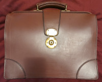 Rutherford Top Frame Briefcase | Bridle Leather Made in England