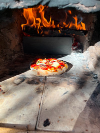 All Natural Handmade Woodfired Clay Oven.