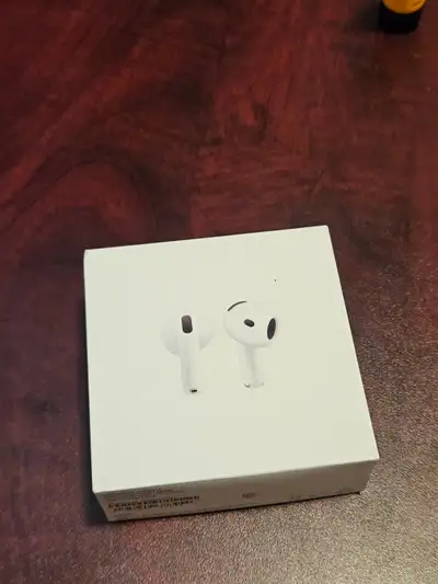 Factory sealed Airpods 4 (non ANC), View more