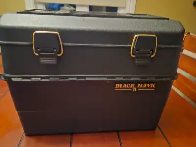XL Fishing tackle box 7 trays & 2 large storage, View more
