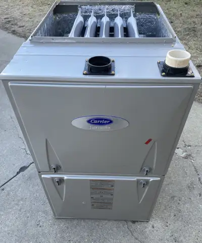 Carrier UPFLOW or DOWNFLOW HE Furnace, 100k/65kBTU/h, 2 stg., View more