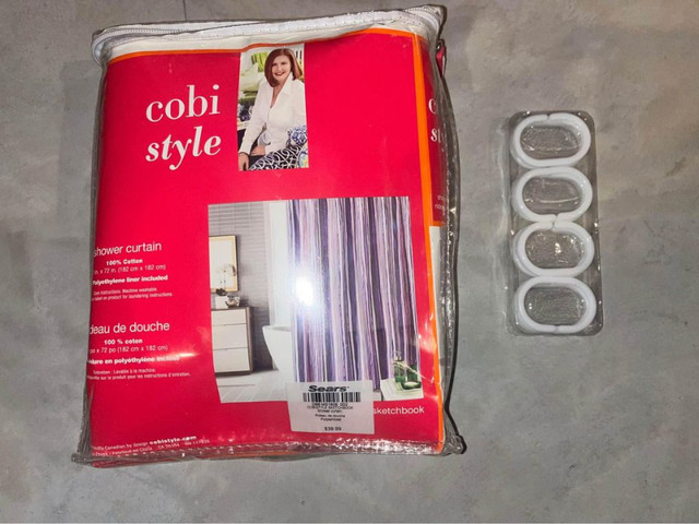 Cobi Style cloth shower curtain in Bathwares in Kingston