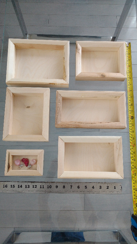 Lot de Cadres (5) en bois pour artisanat dans Décoration intérieure et accessoires  à Laval/Rive Nord