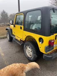 Trade only: 2004 jeep tj