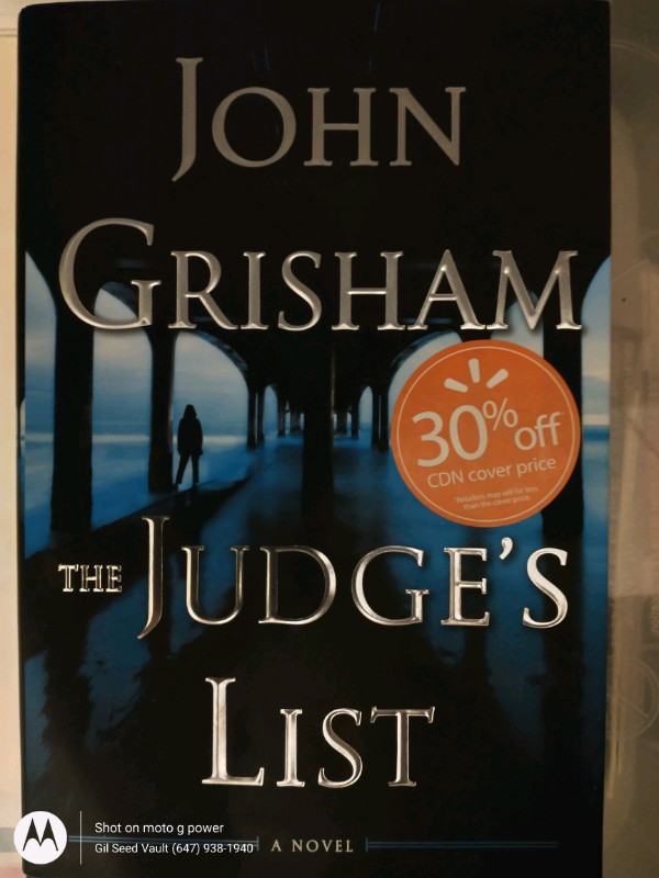 New Releases John Grisham book the Judge's List Perfect gift in Fiction in City of Toronto - Image 3