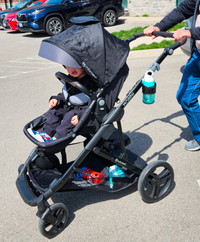 Baby Trend Morph Single to Double Stroller with Car Seat Adapter
