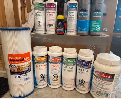 Hot Tub Care Package - Bromine w Pleatco PRB25 Filter, View more