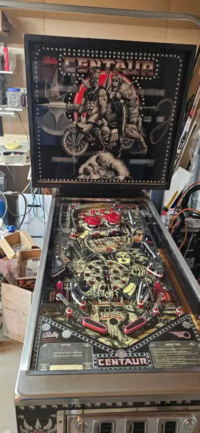 For sale or trade, for Bally or Williams SS pins,is a nicely restored Centaur pinball. Cabinet has b...