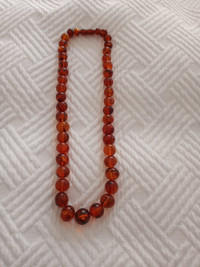 Baltic Amber Necklace - 23 inches round string