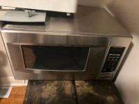 New stainless microwave