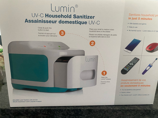 Brand new Lumin Cpap Sanitizer  in Health & Special Needs in City of Toronto