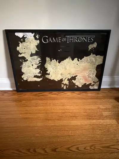 Game of Thrones HBO Map, View more