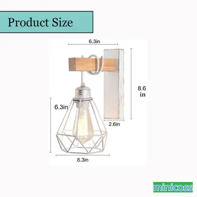 Farmhouse Wall Sconces Set of Two Wall Light Fixtures Indoor Wal, View more