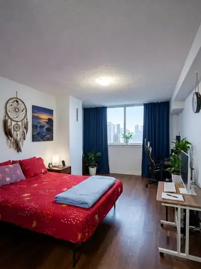 Furnished Private Room with private bath for Rent in a 3BHK 2bath Apartment for couple or 1 person f...