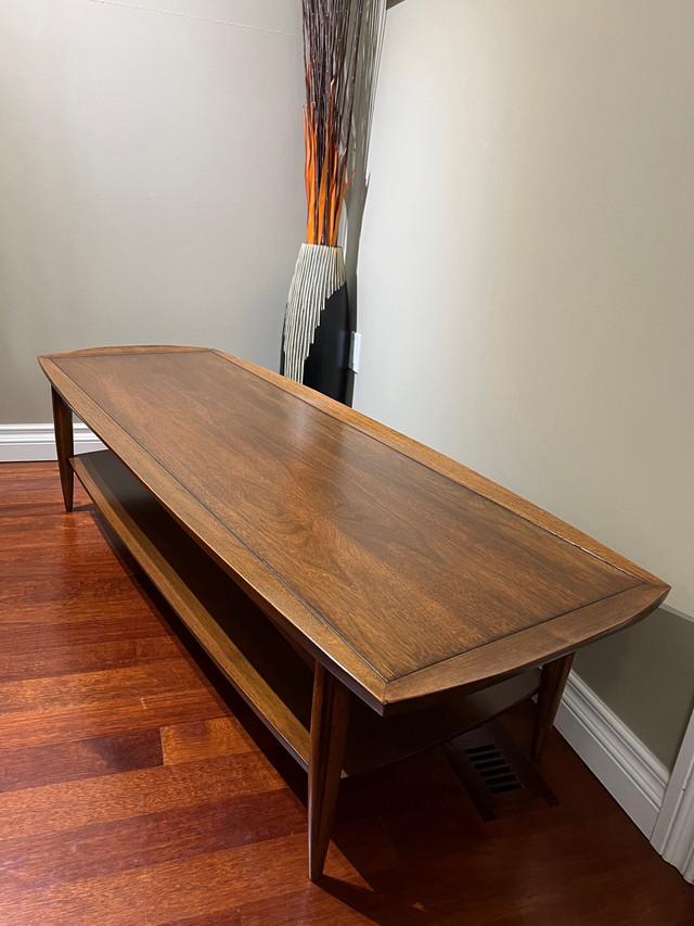 Vintage Mid Century Deilcraft Walnut Coffee Table in Coffee Tables in Calgary