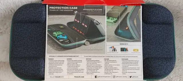 Nintendo Switch Zonai Protection Case The Legend Of Zelda: TOTK in Nintendo Switch in Laval / North Shore - Image 5