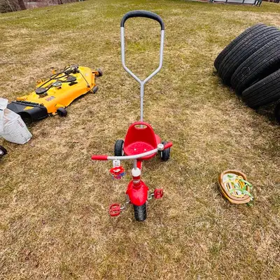 3x Tricycle - Great Condition , 1x Helmet, View more