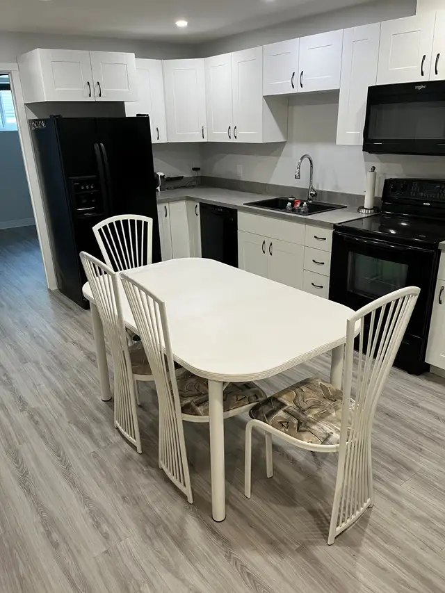 1 Bdrm Basement Suite - Utilities Included - Partially furnished