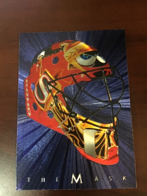 2001-02 Be A Player Between The Pipes Mask Patrick Lalime card in Arts & Collectibles in City of Toronto