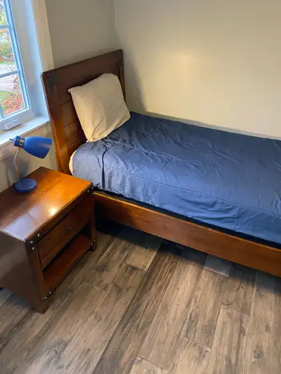 BED & NIGHT TABLE ENSEMBLE, View more