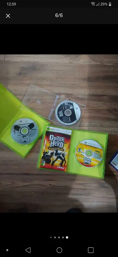 xbox 360 Guitar Hero games, View more