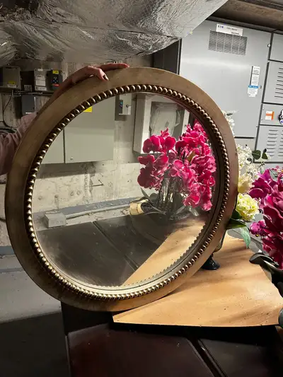 Round wall mirror 34”, View more
