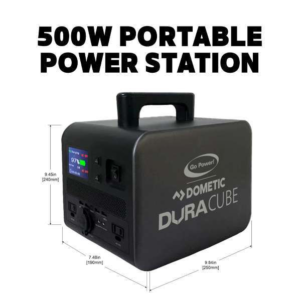 DURACUBE 500W PORTABLE POWER STATION BY GO POWER dans Pièces et accessoires pour VR et autocaravanes  à Longueuil/Rive Sud - Image 4