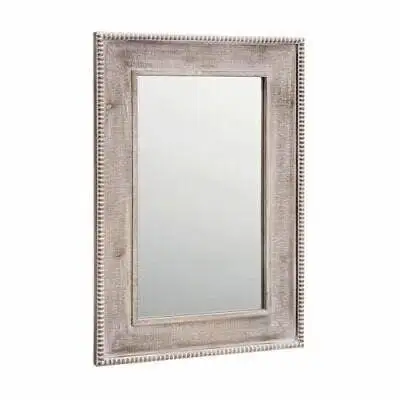 NEW Pilihome Collection Wood Beaded Wall Mirror, View more