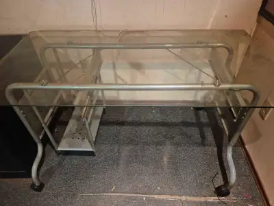 Glass Computer Desk Free, View more