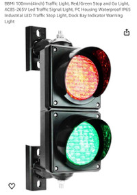 New BBMi 100mm(4inch) Traffic Light AC85-265V Led Traffic Signal