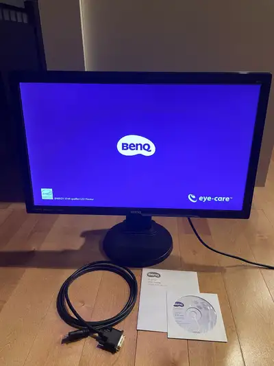 BenQ 2450-T 24” monitor. Resolution: full HD - (1920 x 1080). Response time: 5mns (GTC). Refresh rat...