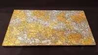 Handmade Resin Gold & Silver Charcuterie Board