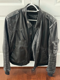 Men’s Leather Motorcycle Jacket