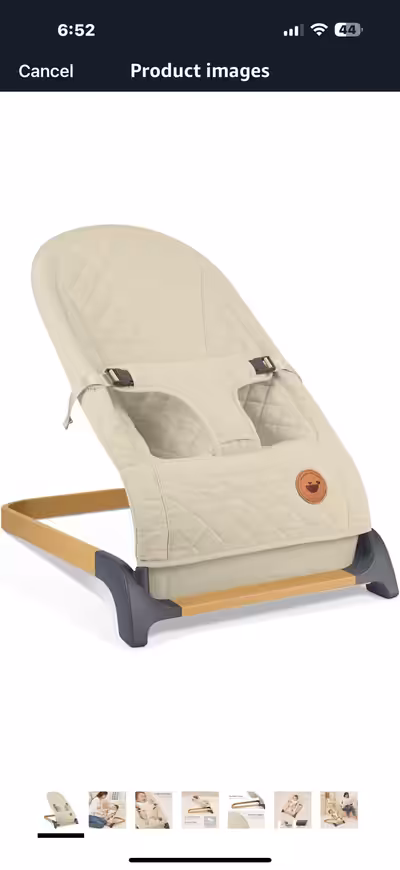 This stylish and ergonomic Maxi-Cosi Kori rocker offers a cozy spot for your little one, featuring a...