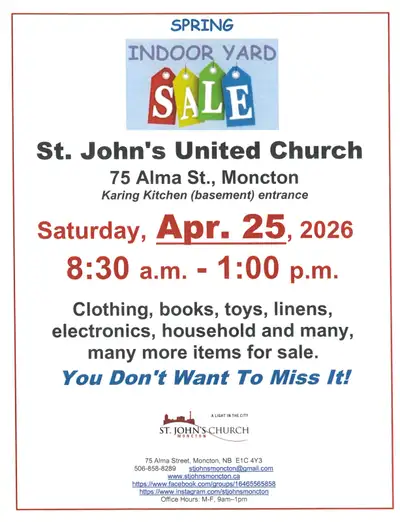 Spring Indoor Yard Sale, View more