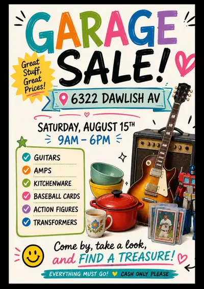 garage sale!, View more