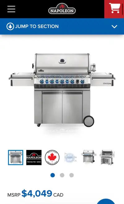 Napoleon Prestige BBQ, View more