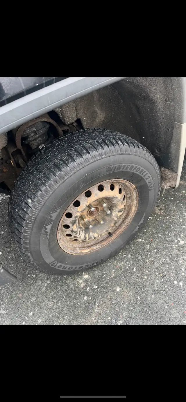 265/70/17 Firestone winter force on Chev/gmc half ton wheels.  in Tires & Rims in St. John's - Image 6