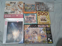 Collection of 7 puzzles