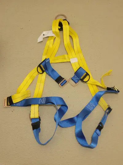 Safety Harness + Shock Absorbing Lanyard + Hard Hat, View more