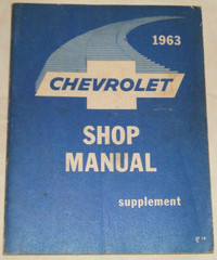 Shop Manual for Chevrolet (supplement, 1963)