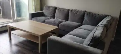 Free Sectional Sofa n Coffee Table , View more