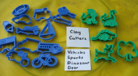 Clay Cutters, Vehicles, sports, (17 cutter) Teacher Resource