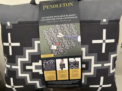 new Pendleton outdoor packable blanket, perfect for picnics, camping, or cozy evenings. This blanket...