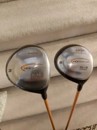 Alpha RX Fairway 15-5 Steel 5wood & 3wood set, View more